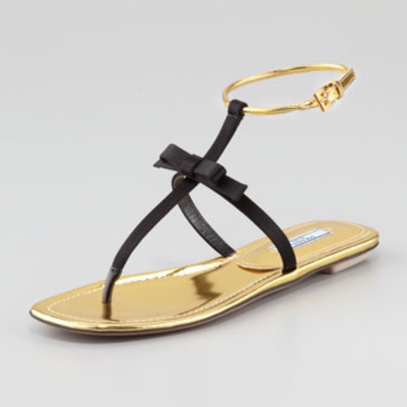 Prada Shoes - Prada Bow Sandal